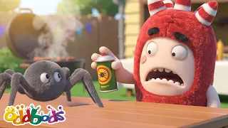 Fuse vs. The Teeny-Tiny Spider! 🕷️🔥 | Oddbods Cartoons | Funny Cartoons For Kids
