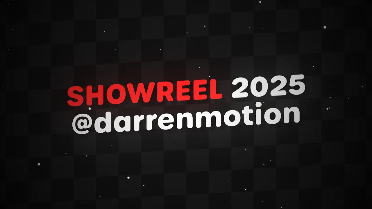 MOTION REEL 2025 | @darrenmotion