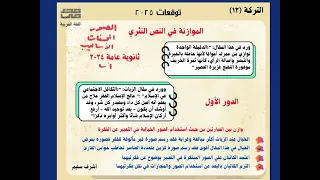 سؤال الموازنة في النصوص النثرية   للصف الثالث الثانوي   مع فصحي    الاستاذ   أشرف سليم سمعها