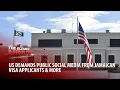 THE GLEANER MINUTE US Demands Public Social Media from Jamaican Visa Applicants More