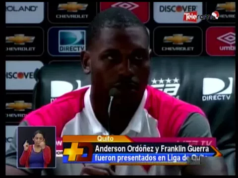 Anderson Ordóñez y Franklin Guerra fueron presentados en Liga de Quito