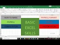 How To Make Payroll Computation For Proper Presentation Using Basic Excel Skills