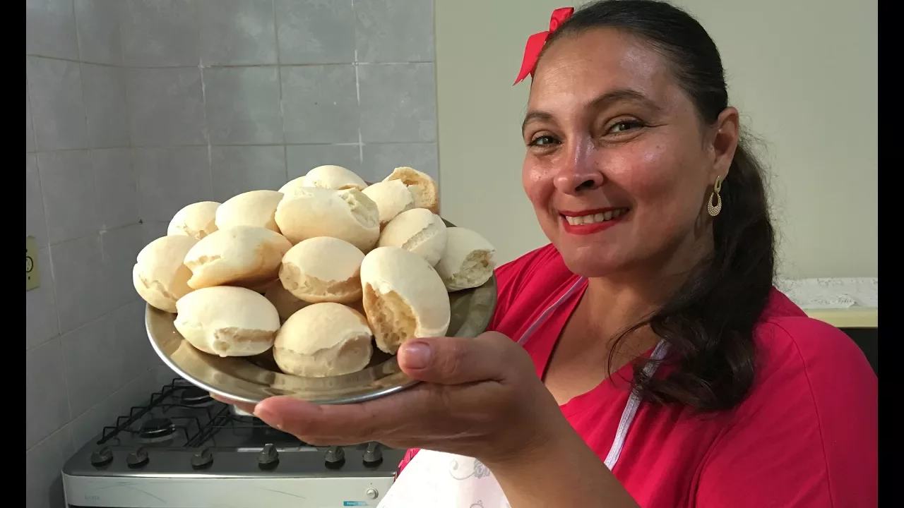 TESTANDO PÃO DE QUEIJO DE 3 INGREDIENTES. 