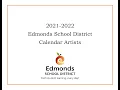 2021-22 Edmonds School District Calendar Art