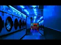 Late night laundromat w thunderstorm outside 10 Hours Laundromat Ambience