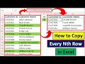 How to Copy Every Nth Row in Excel 6 Methods