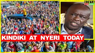 Gachagua SHOCKED to see the Huge Crowd that welcomed Kindiki at Othaya Nyeri today