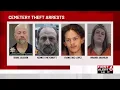 Four arrested in investigation of gravesite thefts in Omaha metro
