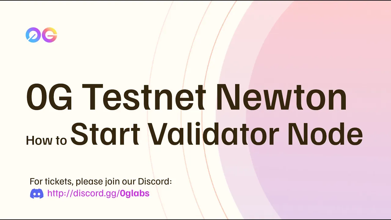 How to start your validator node, 0G testnet Newton