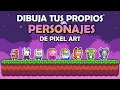 HOW TO MAKE PIXEL ART CHARACTERS 32x32 characters for a game