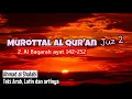 Download Lagu Murottal Al Qur'an juz 2 - teks Arab, Latin dan artinya - Ahmad al Shalabi.