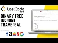 94 Binary Tree Inorder Traversal Leetcode Easy
