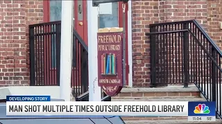 Man shot multiple times outside public library in Freehold NJ