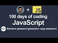 Day - Random password generator copy password