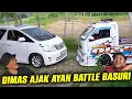 BATLE BASURI TRAGA VS VELLFIRE DITDIM!! MOBIL PUTIH DITDIM MAKIN KERAS SUARANYA