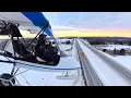 Landing by a Highway on Skis
