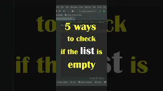 5 Super Quick Ways To Check If A List Is Empty In Python