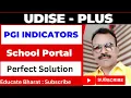 PGI INDICATOR UDISE PLUS SCHOOL PORTAL WHAT IS PGI RANKING OF SCHOOLS PGI KYA HAI