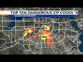The top 10 most dangerous zip codes being targeted by FBI Houston Is yours on the list