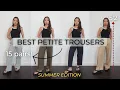 TOP 15 PETITE TROUSERS FOR SUMMER 2023 Other Stories COS Mango Massimo Dutti Arket Uniqlo
