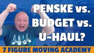 Moving Truck Rentals Penske v Budget v Uhaul