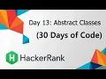 HackerRank Day 13 Abstract Classes Java Solution