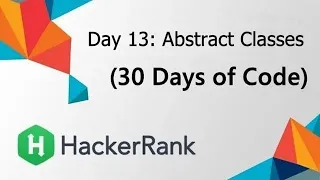HackerRank Day 13 Abstract Classes Java Solution