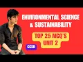 Environmental Science and Sustainability TOP 25 MCQ Unit 2