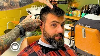 High and Tight Skin Fade and Beard Fade Tutorial