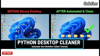 Python Desktop Cleaner Organize Files Automatically Beginner