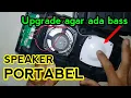 Pasang wofer/sub dobel koil || upgrade bluetooth musik portable