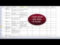 How to create a semester plan using Excel--OLD