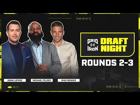 Video Thumbnail: 2024 NFL DRAFT LIVE | ROUNDS 2-3 ⏰
