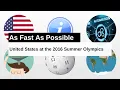 United States at the 2016 Summer Olympics As Fast As Possible