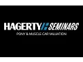 Pony Muscle Car Valuation Hagerty Seminar