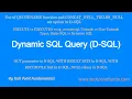 Dynamic SQL Query - DSQL EXECUTE vs sp