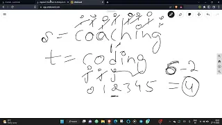 Append Characters to string to make subsequence Leetcode weekly contest 321