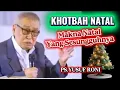 Lagu KHOTBAH NATAL _PS.YUSUF RONI
