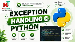 11 Python Exception Handling Virtual Environment venv Complete Tutorial for Beginners
