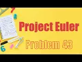 Project Euler 043 Sub-string divisibility solution in Javascript