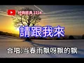 请跟我来 - 苏芮，虞戡平【请跟我来我带着梦幻的期待】【动态歌词Lyrics】