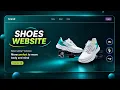 Build A Responsive Shoes Website using HTML CSS Tutorial shoes website website using html