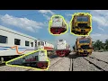 Download Lagu Proses Persilangan Kereta Api Putri Deli Dan Kereta Api Siantar Ekspress Di Stasiun Bamban