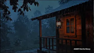Heavy Rain Sounds for Sleeping in 5 Minutes 🌧️ Thunderstorm Ambience for Deep Sleep