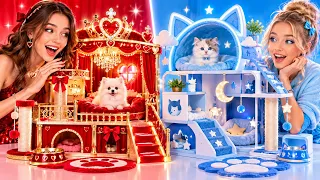 CHEAP vs VIP PET ROOM! ๐ถ๐ฑ๐ EPIC DIY MAKEOVER! ๐ฑโจ Which Pet Room Wins?! ๐