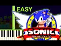Download Lagu Sonic The Hedgehog | Title Screen Theme - EASY Piano Tutorial #shorts