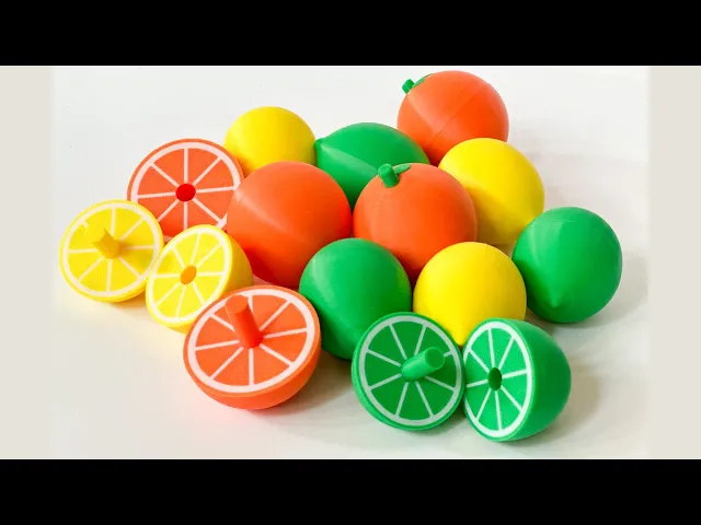 Clicky Citrus Spinners (2-in-1 Fidget Toys) video thumbnail