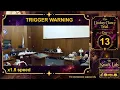 Clancy Trial--Day 13 replay w commentary -- 26