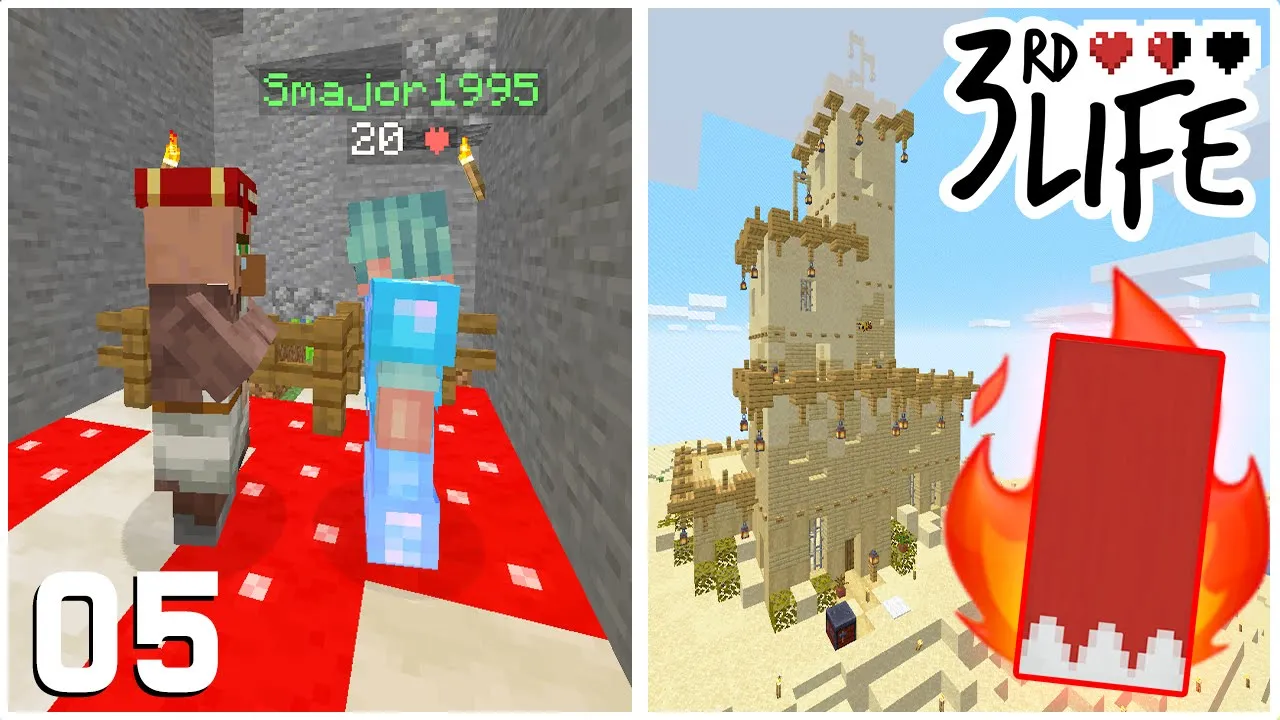 Watch "Alliances, Enemies & DEATH! - Minecraft 3rd Life SMP - Ep.5" on YouTube