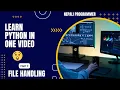Learn Python Full in Nepali Master File Handling Part 9 Ashlya Tech